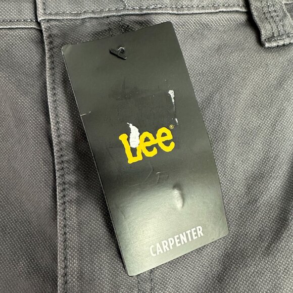 Mens Lee Workwear Carpenter Painter Shorts Gray Size 40 Style - Picture 2 of 7